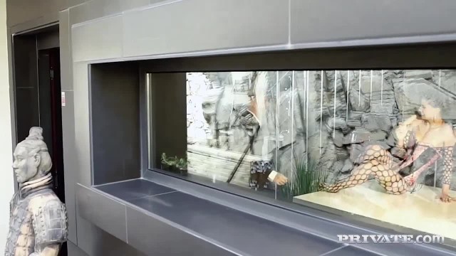 Развратная домохозяйка принимает два ствола в свои щели - #3